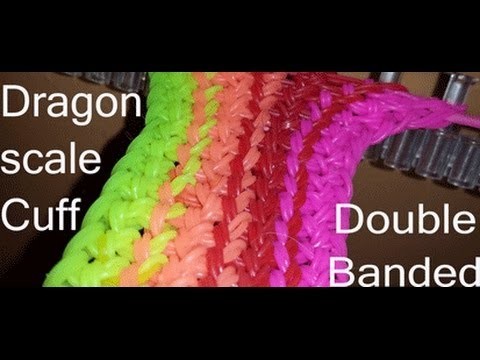 Dragonscale Cuff Double Banded- Designed by Cheryl Mayberry