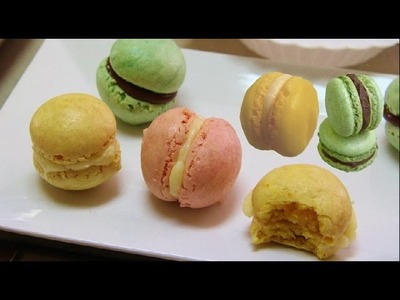 Eggless French Macarons Video Recipe by Bhavna | Vegan French Macarons Recipe