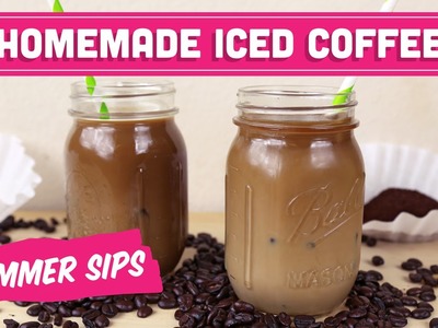Homemade Iced Coffee! Summer Sips In Sixty Seconds - Mind Over Munch
