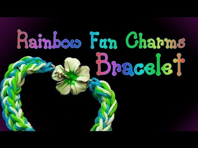 How to attach charms to Rainbow Loom Bracelets
