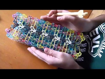 How to Make a Double Fishtail Ladder Rainbow Loom Bracelet