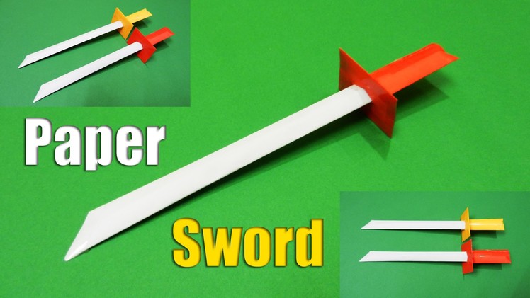 How to make a Paper Sword | Easy | Tutorial
