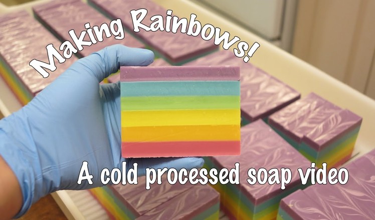 Making Rainbows - A Cold Process Soap Video