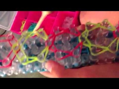 Rainbow Loom- How to make a Honey Comb Bracelet
