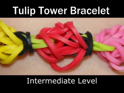 Rainbow Loom® Tulip Tower Bracelet