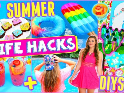 10 DIY Summer Projects & Life Hacks That Everyone Must Know!! | Activities, Food, & More!!