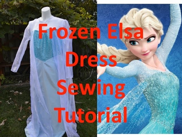Disney Frozen Elsa Dress Sewing Tutorial McCalls M7000