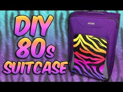 DIY 80s Print Inspired Suitcase