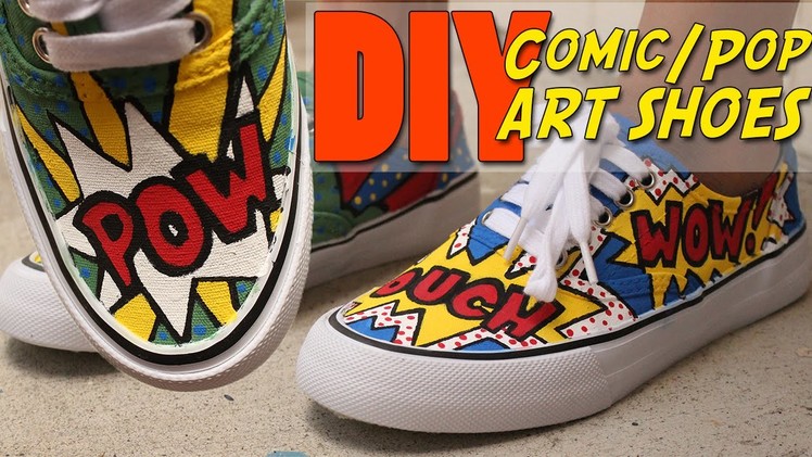 DIY Comic.Pop Art Shoes | vouchalize