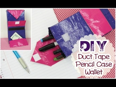 DIY Duct Tape Pencil Case Wallet