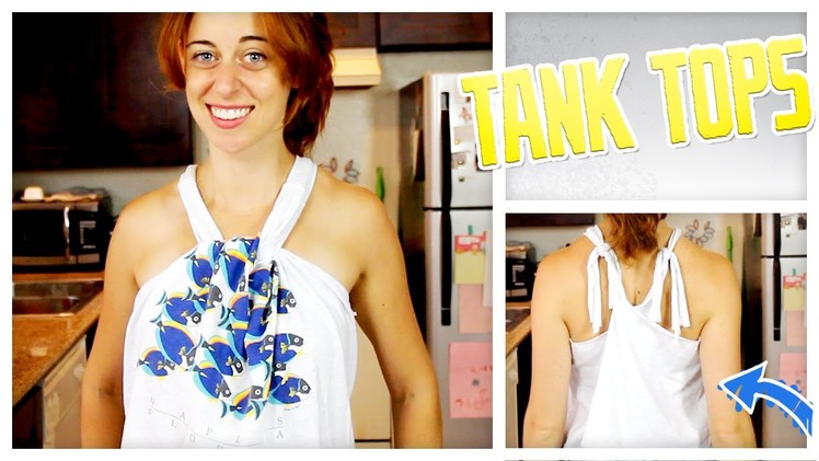 DIY Tank Tops From Old T-Shirts - Do It, Gurl