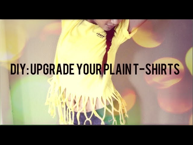 DIY: Upgrade Your Plain T Shirts!