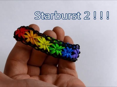 How to make the Starburst2 bracelet on the Rainbow Loom Pattern