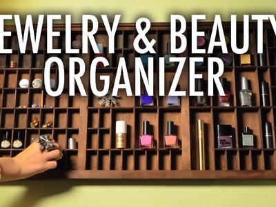Jewelry and Nail Polish Letterpress Organizer - Mr. Kate Quickie