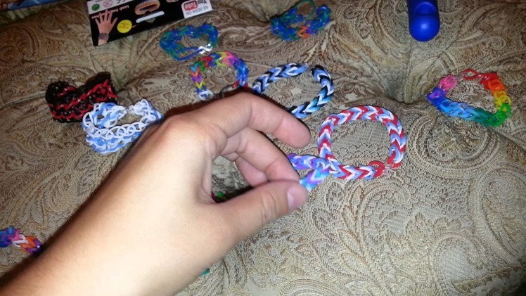 Rainbow Loom Bracelets (Made Without Loom)
