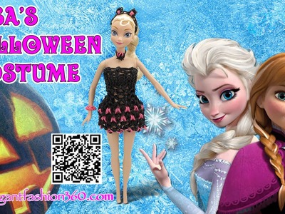 Rainbow Loom Halloween Dress for Elsa.Barbie - Loom Bands Tutorial