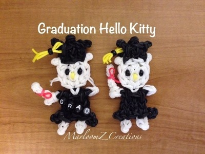 Rainbow Loom: Hello Kitty Graduation Doll - How To