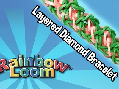 Rainbow Loom® Layered Diamond Bracelet