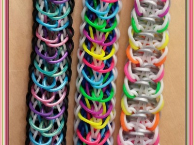 "Released" Rainbow Loom Bracelet.How To Tutorial