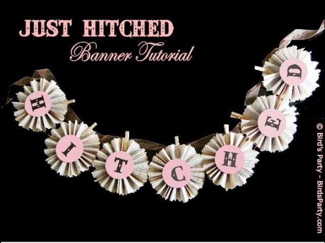 TUTORIAL - How to make a Just Married banner.wmv