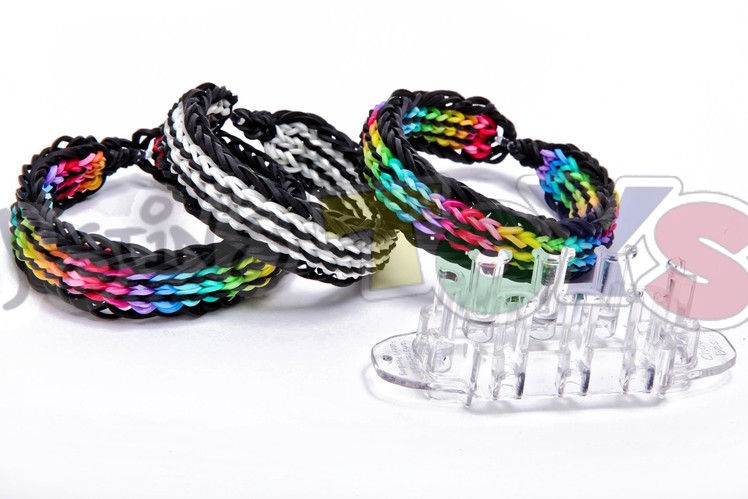 Twin Stripe Bracelet on NEW Rainbow Loom - MONSTER TAIL® Preview