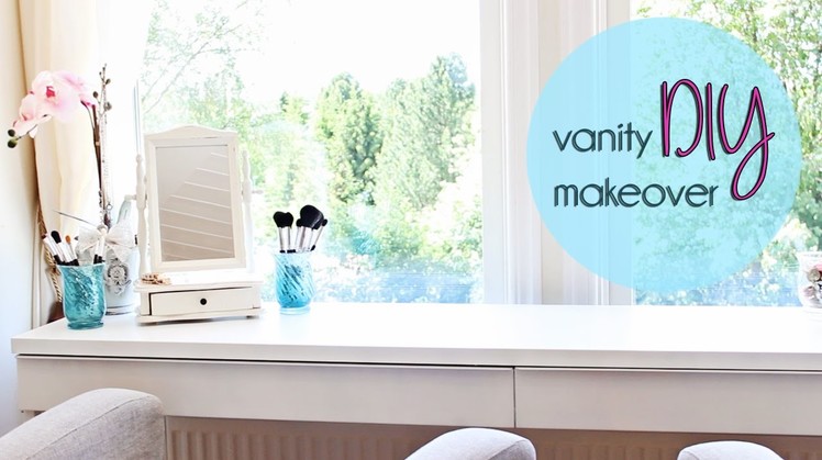 Vanity makeover I Easy DIY & Decoration ideas