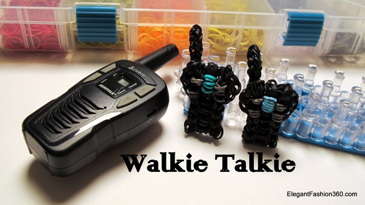 Walkie Talkie Radio Charm - How to Rainbow Loom