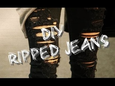 DIY Ripped Jeans