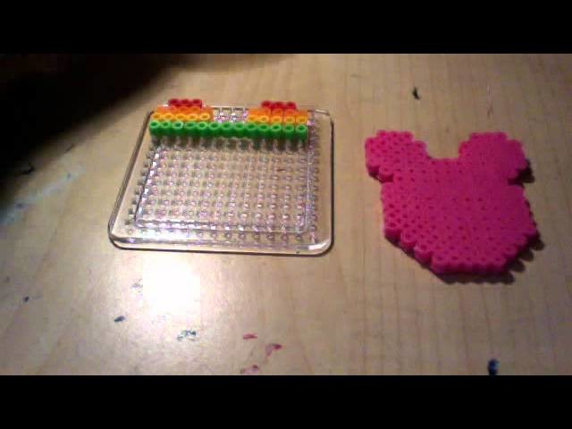 How to make a perler bead mickey mouse mark