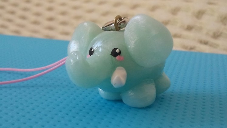★ Kawaii Elephant Charm (Polymer Clay Tutorial) ★