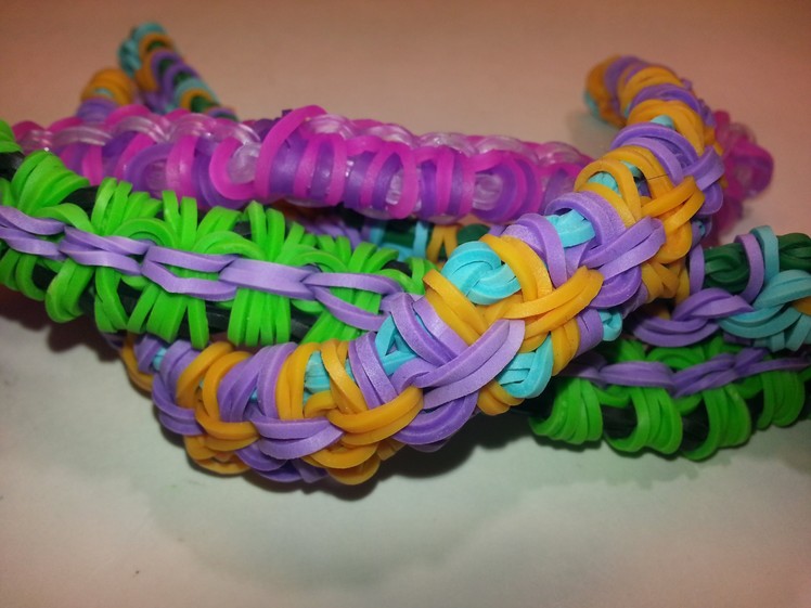 Mini Side Wrap Bracelet Tutorial by feelinspiffy (Rainbow Loom)