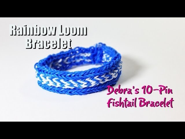 PG's Loomacy presents: Debra's 10-Pin Fishtail Bracelet