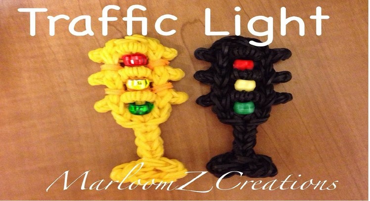 Rainbow Loom Traffic Light Charm - Original Design