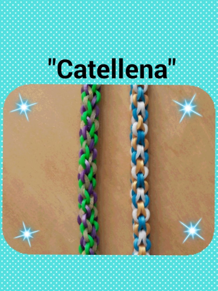 "Catenella" Rainbow Loom Bracelet.How To Tutorial