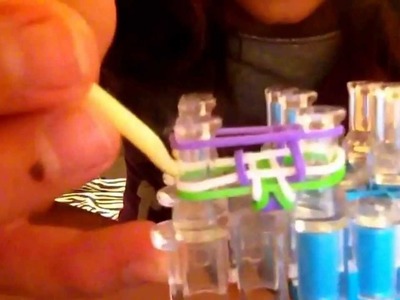 How to make the rainbow loom inverted fishtail