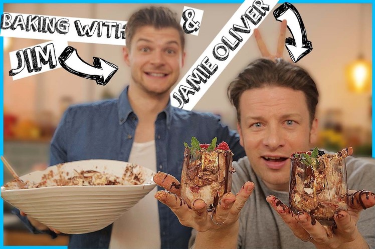 BAKING WITH JIM & JAMIE OLIVER!