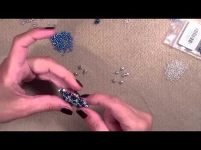 Beading4perfectionists : With Zina: Crossing Stars Pendant Part 2