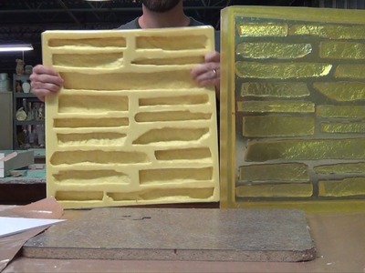 Concrete Mold Making: Veneer Stone Master Mold
