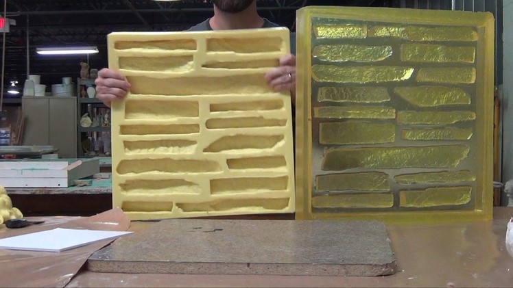 Concrete Mold Making: Veneer Stone Master Mold