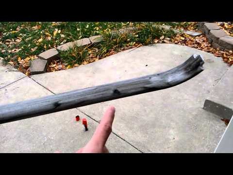 Decorating a PVC Bow with Faux Woodgrain and Paint from Start to Finish - Pt.1