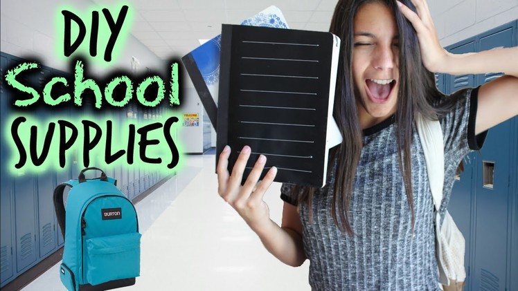 DIY Back to School Supplies 2015