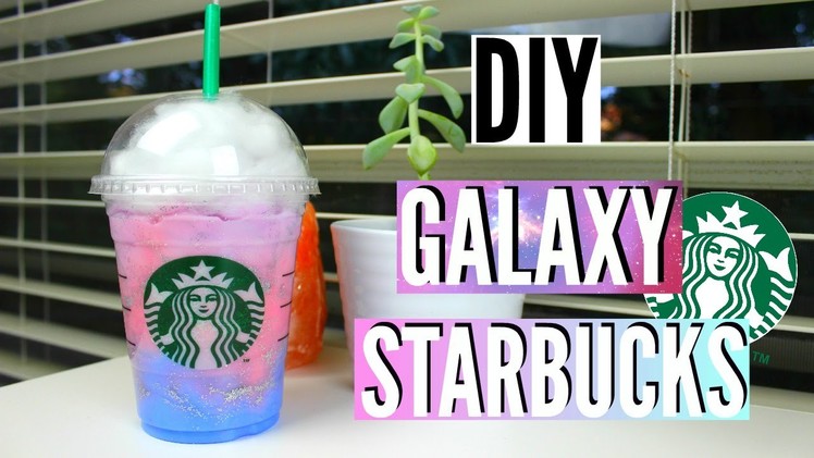 DIY Room Decor: Galaxy in a Starbucks Cup!