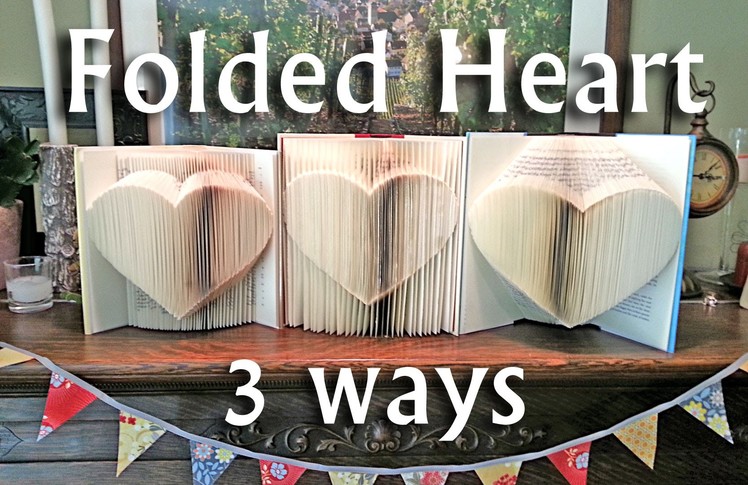 Folded Book: 1 Pattern 3 Ways