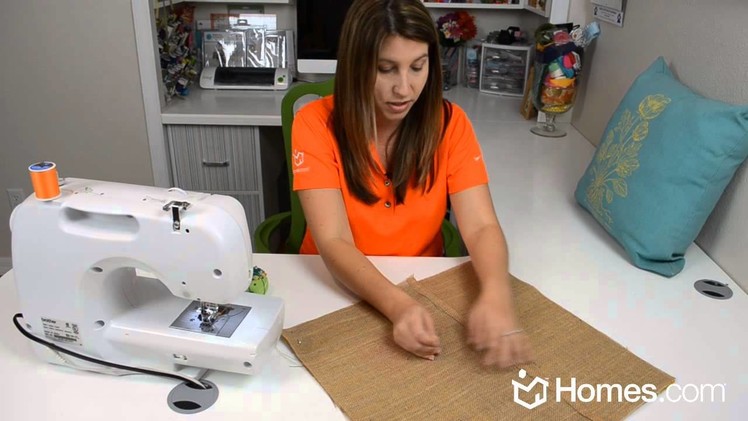 Homes.com DIY Experts Share How-to Create a Custom Pillow Cover