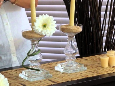 How to Decorate a Crystal Candelabra Centerpiece : Decorations for the House