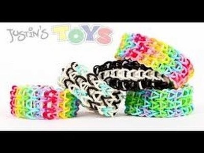 How to make a rainbow loom all around triple without the loom