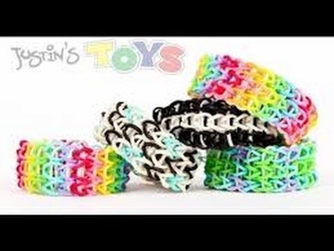 How to make a rainbow loom all around triple without the loom