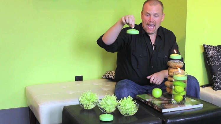 How to Use Green Floating Candles to Bring Life to Your Home or Office!!