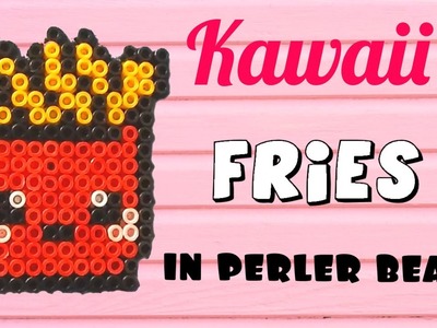 Kawaii Fries Perler Bead Creation Tutorial