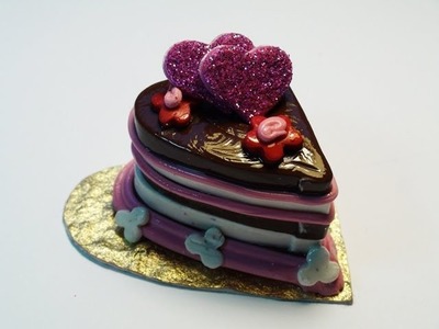 Making a Miniature Valentine's Cake With Polymer Clay
